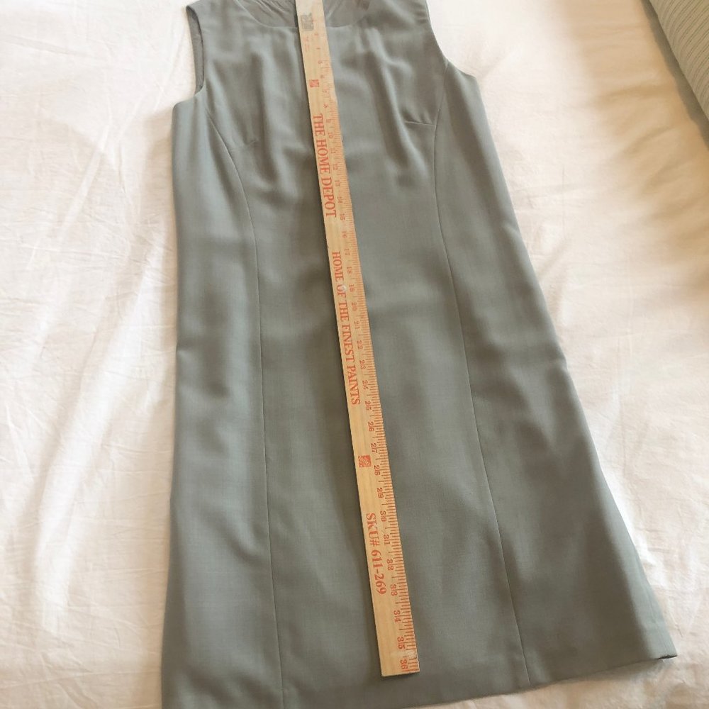 Vintage CK Calvin Klein Size 6 Light gray dress - Picture 3 of 7